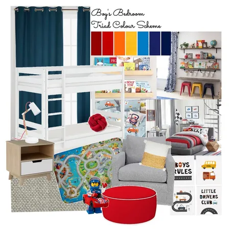 Noah Bedroom Interior Design Mood Board by court_dayle on Style Sourcebook