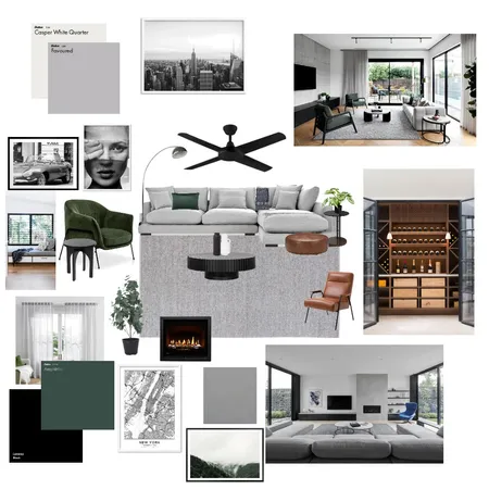 Lounge Interior Design Mood Board by Tanya on Style Sourcebook