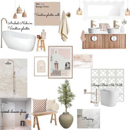 Coastal Morrocan Bathhouse Interior Design Mood Board by Tamara'sdesigns on Style Sourcebook