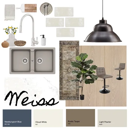 Weiss Kitchen Project Interior Design Mood Board by Haven Home Styling on Style Sourcebook