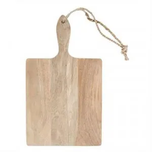 Blayney Mango Wood Rectangular Serving Board with Handle, Small by Casa Sano, a Platters & Serving Boards for sale on Style Sourcebook