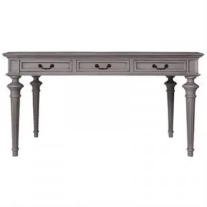Orleans Solid Birch Timber French Federation Desk - Ash Ivory by Huntington Lane, a Desks for sale on Style Sourcebook