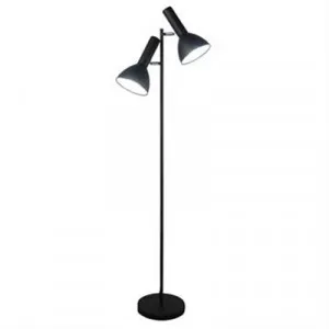 Vespa Metal Twin Floor Lamp, Black by Oriel Lighting, a Floor Lamps for sale on Style Sourcebook