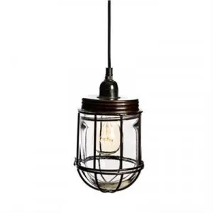 Beckett Iron & Glass Pendant Light by Casa Sano, a Pendant Lighting for sale on Style Sourcebook