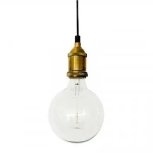 Jamison Industrial Bare Pendant Fitting, Brass by Laputa Lighting, a Pendant Lighting for sale on Style Sourcebook