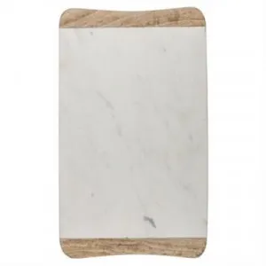 Macnevin Marble & Mango Wood Rectangular Serving Board by Casa Uno, a Platters & Serving Boards for sale on Style Sourcebook
