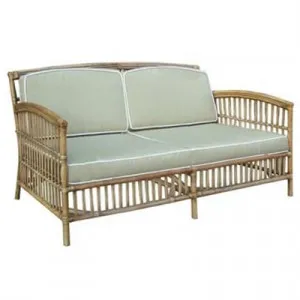 Royston Rattan 2.5 Seater Sofa with Cushion, Tobacco/Taupe by Chateau Legende, a Sofas for sale on Style Sourcebook