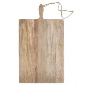 Blayney Mango Wood Rectangular Serving Board with Handle, Medium by Casa Sano, a Platters & Serving Boards for sale on Style Sourcebook