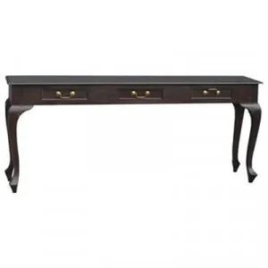 Queen Ann Mahogany Timber Sofa Table, 180cm, Chocolate by Centrum Furniture, a Console Table for sale on Style Sourcebook
