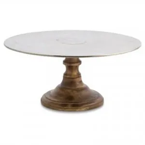 Corliss Aluminium & Timber Cake Stand by Casa Uno, a Cake Stands for sale on Style Sourcebook