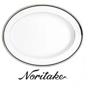 Noritake Toorak Noir Fine China Oval Platter by Noritake, a Plates for sale on Style Sourcebook