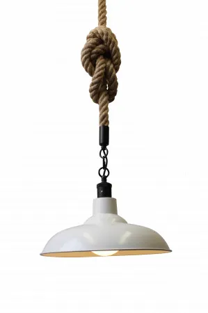 Bullpit Rope Pendant Light by Fat Shack Vintage, a Pendant Lighting for sale on Style Sourcebook