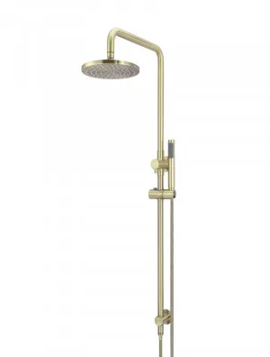 Meir | TIGER BRONZE ROUND COMBINATION SHOWER RAIL, 200MM ROSE, SINGLE FUNCTION HAND SHOWER by Meir, a Shower Heads & Mixers for sale on Style Sourcebook