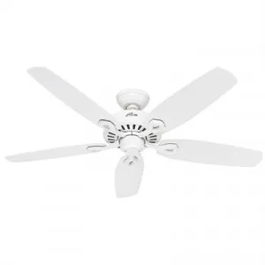 Hunter Builder Elite White Ceiling Fan with White Blades by Hunter, a Ceiling Fans for sale on Style Sourcebook
