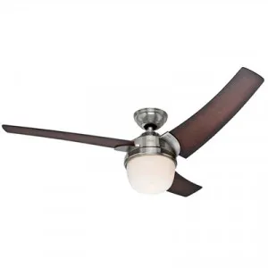 Hunter Eurus Brushed Nickel Ceiling Fan with Coffee Beech Blades by Hunter, a Ceiling Fans for sale on Style Sourcebook