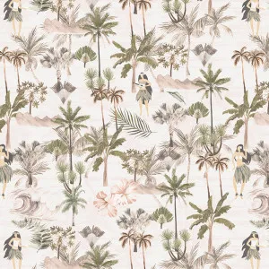 Aloha Ladies Removable Wallpaper by Boho Art & Styling, a Wallpaper for sale on Style Sourcebook