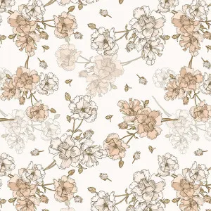 Boho Blooms Removable Wallpaper by Boho Art & Styling, a Wallpaper for sale on Style Sourcebook