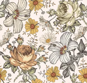 Maddie Removable Wallpaper by Boho Art & Styling, a Wallpaper for sale on Style Sourcebook