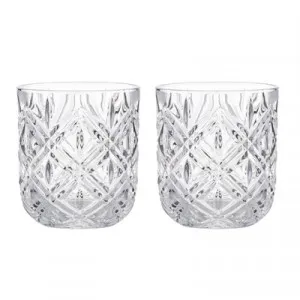 Fine Foods Deluxe 2 Piece Double Old Fashioned Glass Set by Davis & Waddell, a Tumblers for sale on Style Sourcebook