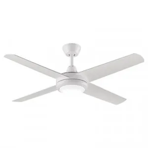 Threesixty Aspire Ceiling Fan with LED Light, 132cm/52", White by ThreeSixty Ceiling Fans, a Ceiling Fans for sale on Style Sourcebook