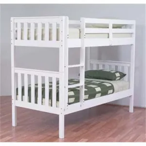 Jester Wooden Single Bunk Bed without Trundle - Arctic White by Sofon, a Kids Beds & Bunks for sale on Style Sourcebook