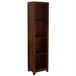 Amsterdam Solid Mahogany Timber Slim Bookcase, Mahogany by Centrum Furniture, a Bookshelves for sale on Style Sourcebook