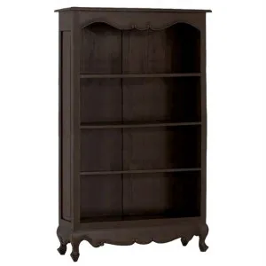 Queen Ann Mahogany Timber Bookcase, Chocolate by Centrum Furniture, a Bookshelves for sale on Style Sourcebook