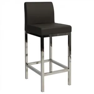 Fuji V2 Commercial Grade Vinyl Upholstered Stainless Steel Counter Stool - Charcoal by Eagle Furn, a Bar Stools for sale on Style Sourcebook