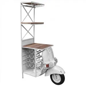 Vespa Metal Vintage Scooter Wine Bar by Philbee Interiors, a Wine Racks for sale on Style Sourcebook