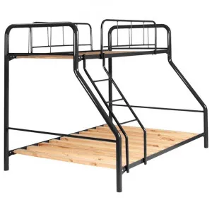 Tubeco Trio MKII Australian Made Metal Bunk Bed, Matt Black by Tubeco, a Kids Beds & Bunks for sale on Style Sourcebook