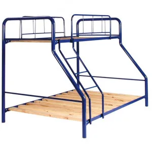 Tubeco Trio MKII Australian Made Metal Bunk Bed, Space Blue by Tubeco, a Kids Beds & Bunks for sale on Style Sourcebook