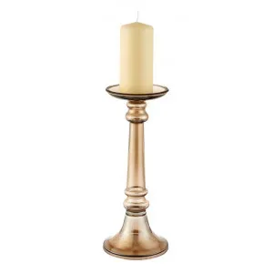 Henry Glass Candle Holder, Medium by Casa Bella, a Candle Holders for sale on Style Sourcebook
