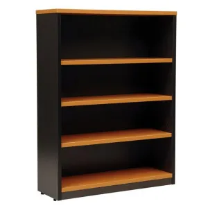 Logan 4 Shelf Bookcase, Beech / Black by YS Design, a Bookshelves for sale on Style Sourcebook