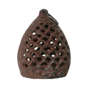 Cast Iron Pinecone Garden Lantern, Small, Antique Rust by Mr Gecko, a Lanterns for sale on Style Sourcebook