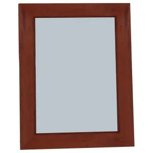 Colin Mahogany Timber Frame Wall Mirror, 90cm, Mahogany by Centrum Furniture, a Mirrors for sale on Style Sourcebook