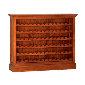 Boku Mahogany Timber Wine Rack, Large, Light Pecan by Centrum Furniture, a Wine Racks for sale on Style Sourcebook