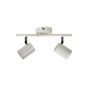 Baril Spotlight, 2 Light, White by Oriel Lighting, a Spotlights for sale on Style Sourcebook