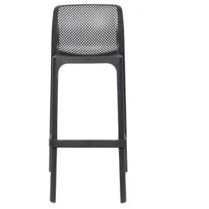 Net Italian Made Commercial Grade Indoor / Outdoor Bar Stool, Anthracite by Nardi, a Bar Stools for sale on Style Sourcebook