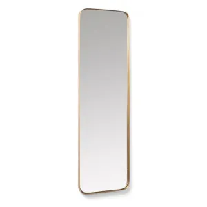 Vang Metal Frame Wall Mirror, 100cm, Gold by El Diseno, a Mirrors for sale on Style Sourcebook
