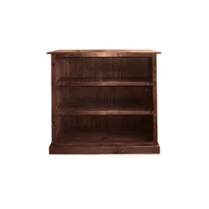 LA New Zealand Pine Timber Low Bookcase, 90cm, Walnut by MATF Furniture, a Bookshelves for sale on Style Sourcebook