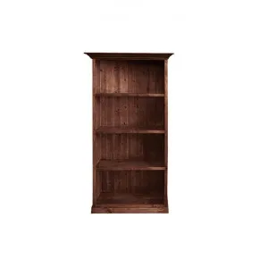 LA New Zealand Pine Timber Bookcase, 90cm, Walnut by MATF Furniture, a Bookshelves for sale on Style Sourcebook