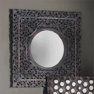 Koya Square Wall Mirror, 120cm by Casa Bella, a Mirrors for sale on Style Sourcebook