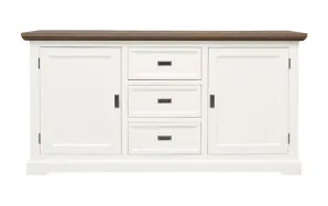 Hamptons Buffet 180cm in Acacia Two Tone by OzDesignFurniture, a Sideboards, Buffets & Trolleys for sale on Style Sourcebook