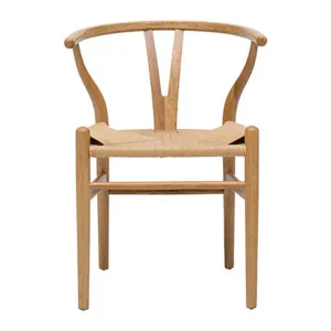 Megs Wishbone Dining Chair in Oak / Natural Seat by OzDesignFurniture, a Dining Chairs for sale on Style Sourcebook