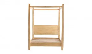Retreat Queen Bed Frame in Clear Lacquer by OZ Design, a Beds & Bed Frames for sale on Style Sourcebook