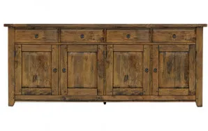 Mango Creek 4 Door Buffet 208cm in Rustic Chocolate by OzDesignFurniture, a Sideboards, Buffets & Trolleys for sale on Style Sourcebook