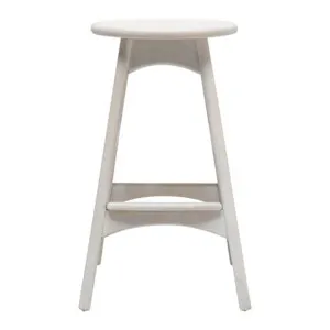 Sari Deco Stool in White Wash by OzDesignFurniture, a Bar Stools for sale on Style Sourcebook