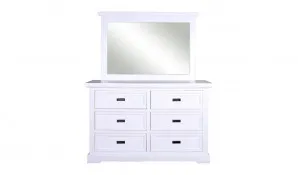 Hamptons Mirror Only (For Dresser) in White by OZ Design, a Dressing Tables for sale on Style Sourcebook