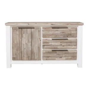 Halifax Buffet 145cm in Acacia Grey / White by OzDesignFurniture, a Sideboards, Buffets & Trolleys for sale on Style Sourcebook