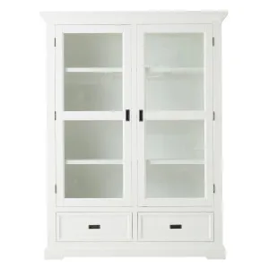 Hamptons Double Display Unit in Acacia White by OzDesignFurniture, a Cabinets, Chests for sale on Style Sourcebook